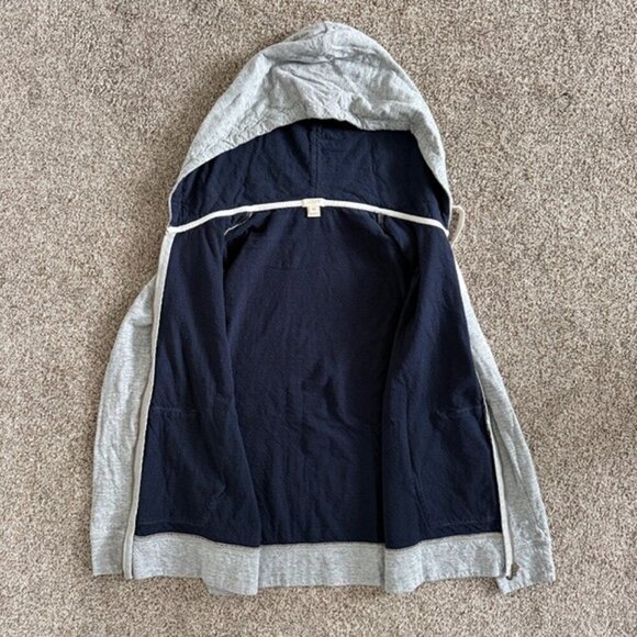 J.CREW Gray Full Zip Hoodie Sweatshirt XS - Picture 12 of 14